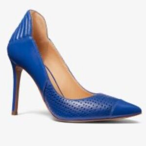 Michael Kors Blue Stiletto Pumps